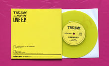 Load image into Gallery viewer, Jam - All Mod Cons Live EP 7&quot; Single 4 Tracks Pressed On Yellow Vinyl