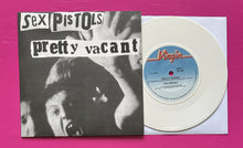 Load image into Gallery viewer, Sex Pistols - Pretty Vacant 7" White Vinyl New Zealand Picture Sleeve Repro