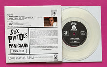 Load image into Gallery viewer, Sex Pistols - Fan Club 7" Rare Clear Vinyl Issue 3 Monitor Mixes 76 / 77 EP