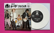 Load image into Gallery viewer, Sex Pistols - Fan Club Lost Live '76 E.P. Issue 6 on White Vinyl Collector Cards