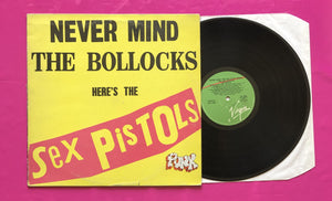 Sex Pistols - Never Mind The Bollocks LP Italy Punk Logo Virgin 1979