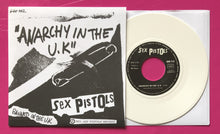 Load image into Gallery viewer, Sex Pistols - Anarchy In The UK 7&quot; French 77 Release Repro White