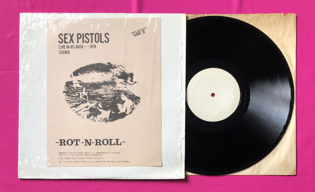 Sex Pistols - Rot 'N' Roll LP Live Atlanta Jan 1978 Very Rare Bootleg