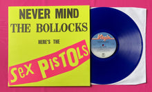 Load image into Gallery viewer, Sex Pistols - Never Mind The Bollocks LP Blue Vinyl New Repress Album