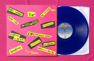 Sex Pistols - Never Mind The Bollocks LP Blue Vinyl New Repress Album