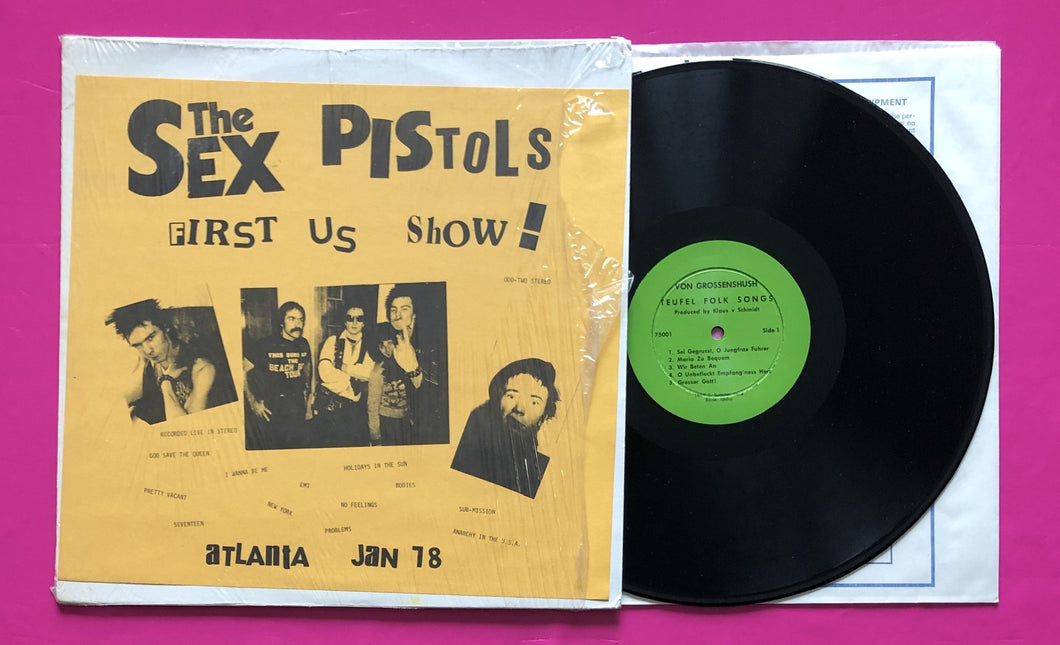 Sex Pistols - First US Show LP Recorded Live In Atlanta Jan 1978