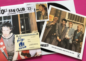 Sex Pistols - Fan Club 7"  Vinyl Issue 2 Live From Maasbree Radio 77 E.P.