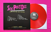 Load image into Gallery viewer, Sex Pistols - Dance To The... LP Red Vinyl Recorded Live Växjö Sweden 1977