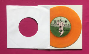 Clash - White Man In Hammersmith Palais 7" Alt Lyrics Orange Vinyl