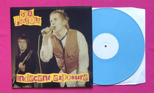 Sex Pistols - Indecent Exposure LP Live Burton on Trent 1976 Blue Vinyl