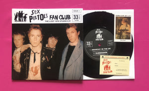 Sex Pistols - Fan Club 7" Vinyl Issue 1 The Lost 1976 Studio E.P.