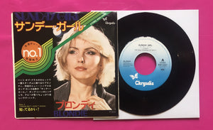 Blondie - Sunday Girl 7" Single Japanese Pressing Chrysalis Records '79