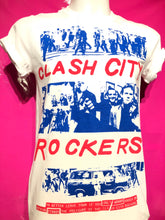Load image into Gallery viewer, The Clash - Clash City Rockers Punk T-Shirt Blue Print