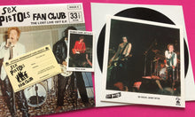 Load image into Gallery viewer, Sex Pistols - Fan Club Lost Live &#39;76 E.P. Issue 6 Vinyl With Collector Cards
