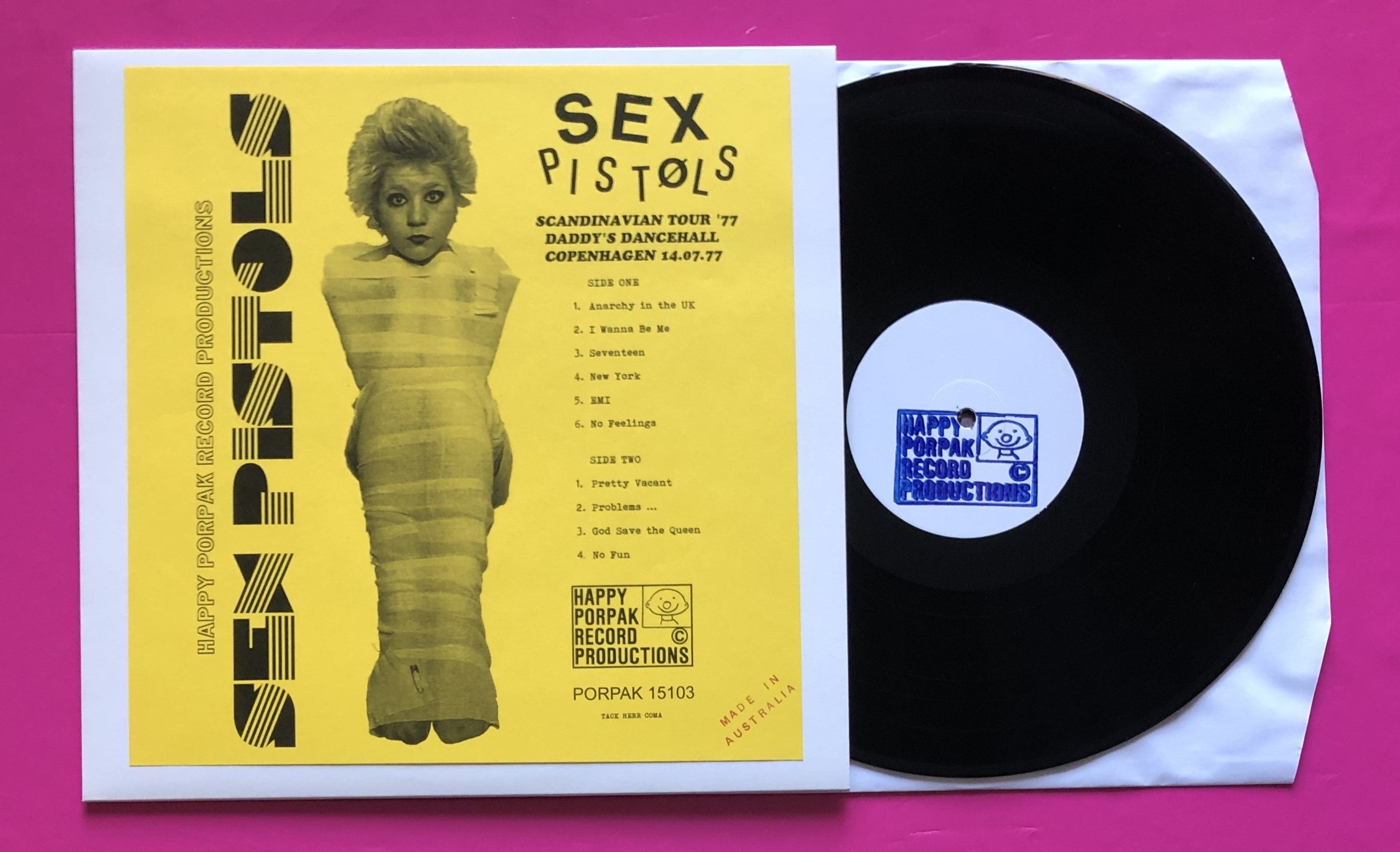 Sex Pistols – Scandinavian Tour 77 – Vinyl (LP, Unofficial