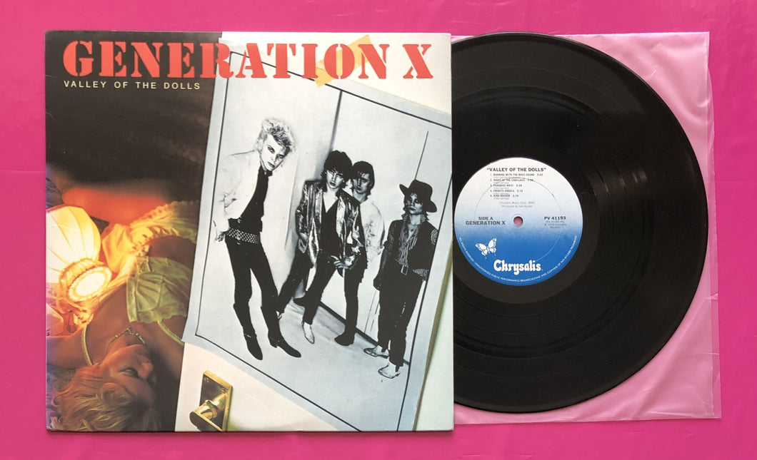 Generation X - Valley Of The Dolls LP US Pressing Chrysalis Records '84
