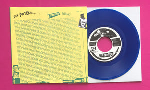 Sex Pistols - Pretty Vacant 7" Blue Vinyl USA Picture Sleeve Reproduction
