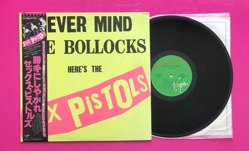 Sex Pistols - Never Mind The Bollocks LP Japanese Press 1982 2nd Obi Press
