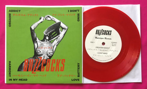 Buzzcocks - Orgasm Addict + 3 EP 'Japanese' Release Nostalgia Records 2015