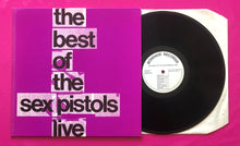 Load image into Gallery viewer, Sex Pistols - Best Of The Pistols Live LP Bondage Records From 1985