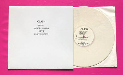 Clash - Live At Mont De Marsan 1977 LP Limited Repress On White Vinyl