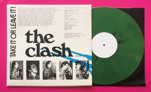 Clash - Take it or Leave it LP on Green Vinyl Recorded Manchester 1977