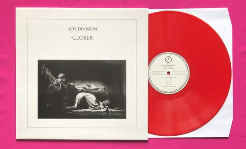Joy Division - Closer LP Reissue Reproduction Pressed On Red Vinyl