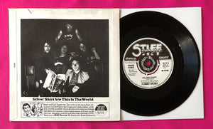 Plummet Airlines - Silver Shirt 7" First Pressing On Stiff Records From 1976