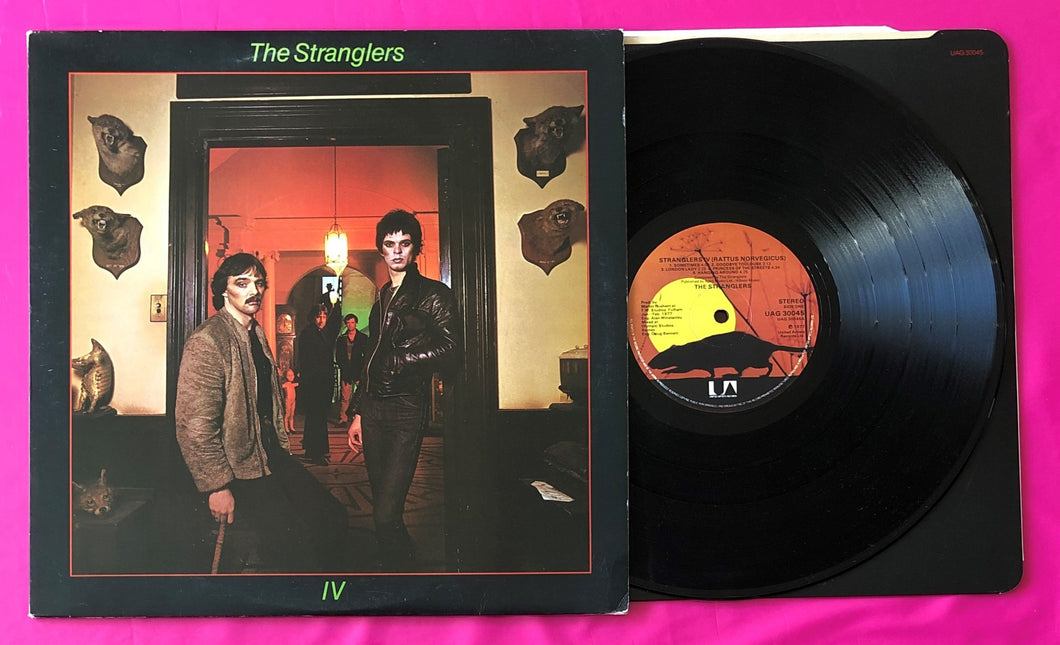 Stranglers - IV Rattus Norvegicus LP UK Pressing On United Artists 1978