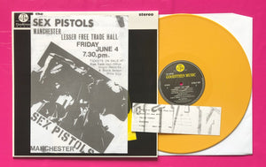 Sex Pistols - I Swear I Was There LP Manchester 1976 Yellow Vinyl + Poster