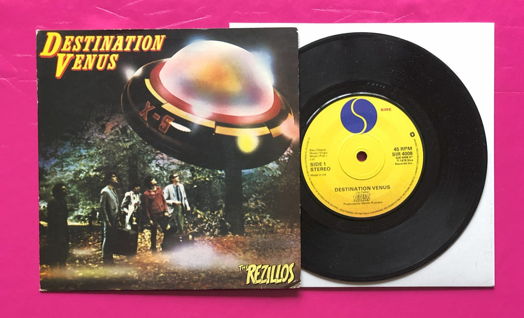The Rezillos - Destination Venus UK Pressing On Sire Records From 1979