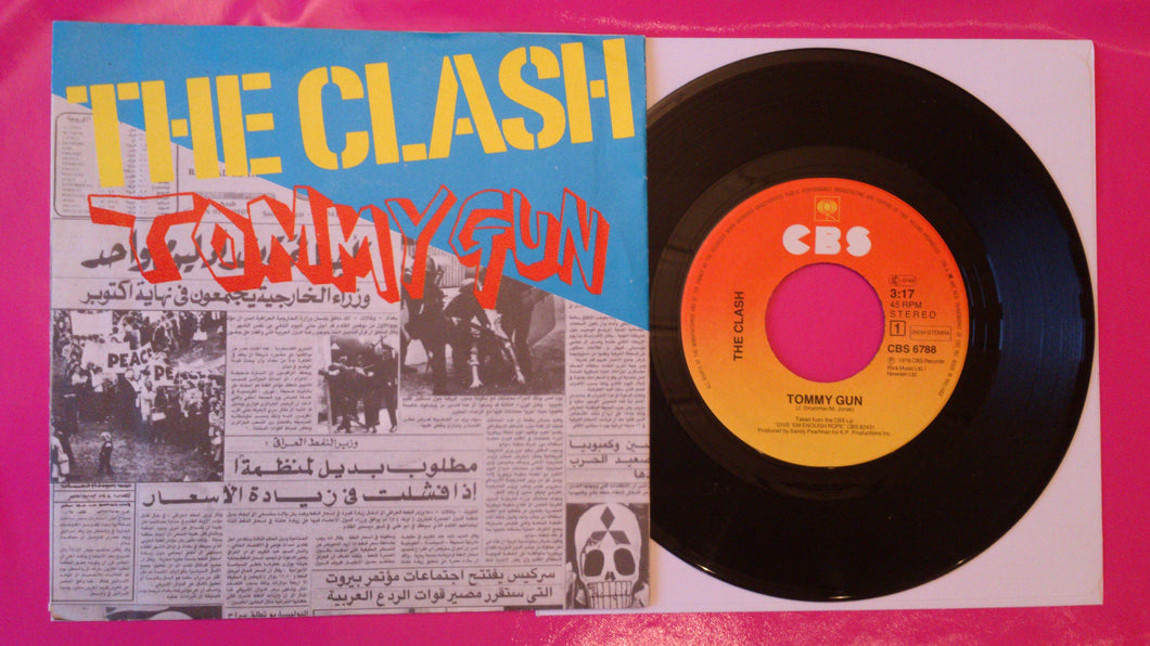 The Clash - Tommy Gun / 1-2 Crush On You Dutch Pressing