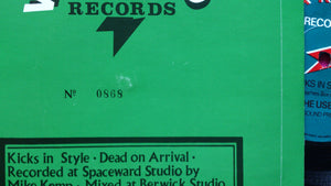 The Users - Kicks In Style / Dead On Arrival Rare Punk Single From 1978