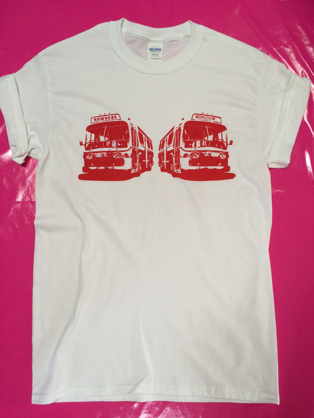 Sex Pistols - Pretty Vacant / Suburban Press Buses Punk T-Shirt
