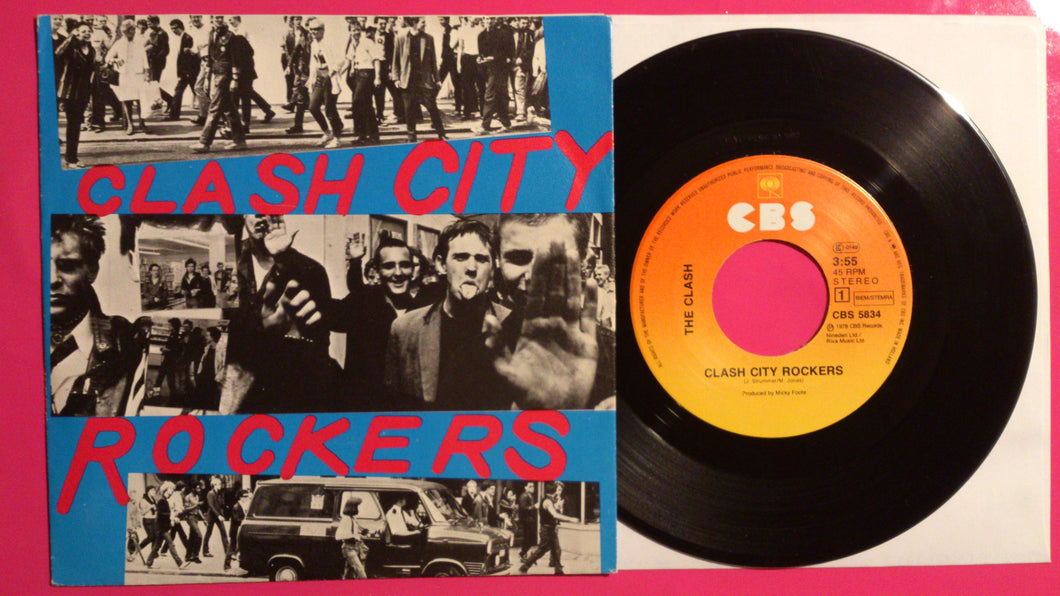 The Clash - Clash City Rockers  Dutch Pressing 1978