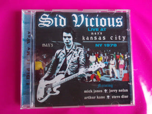 Sid Vicious - Live At Max's Kansas City New York CD
