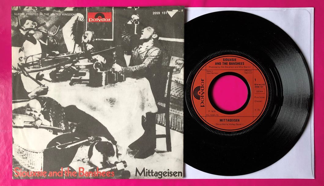 Siouxsie & The Banshees - Mittageisen German Pressing On Polydor