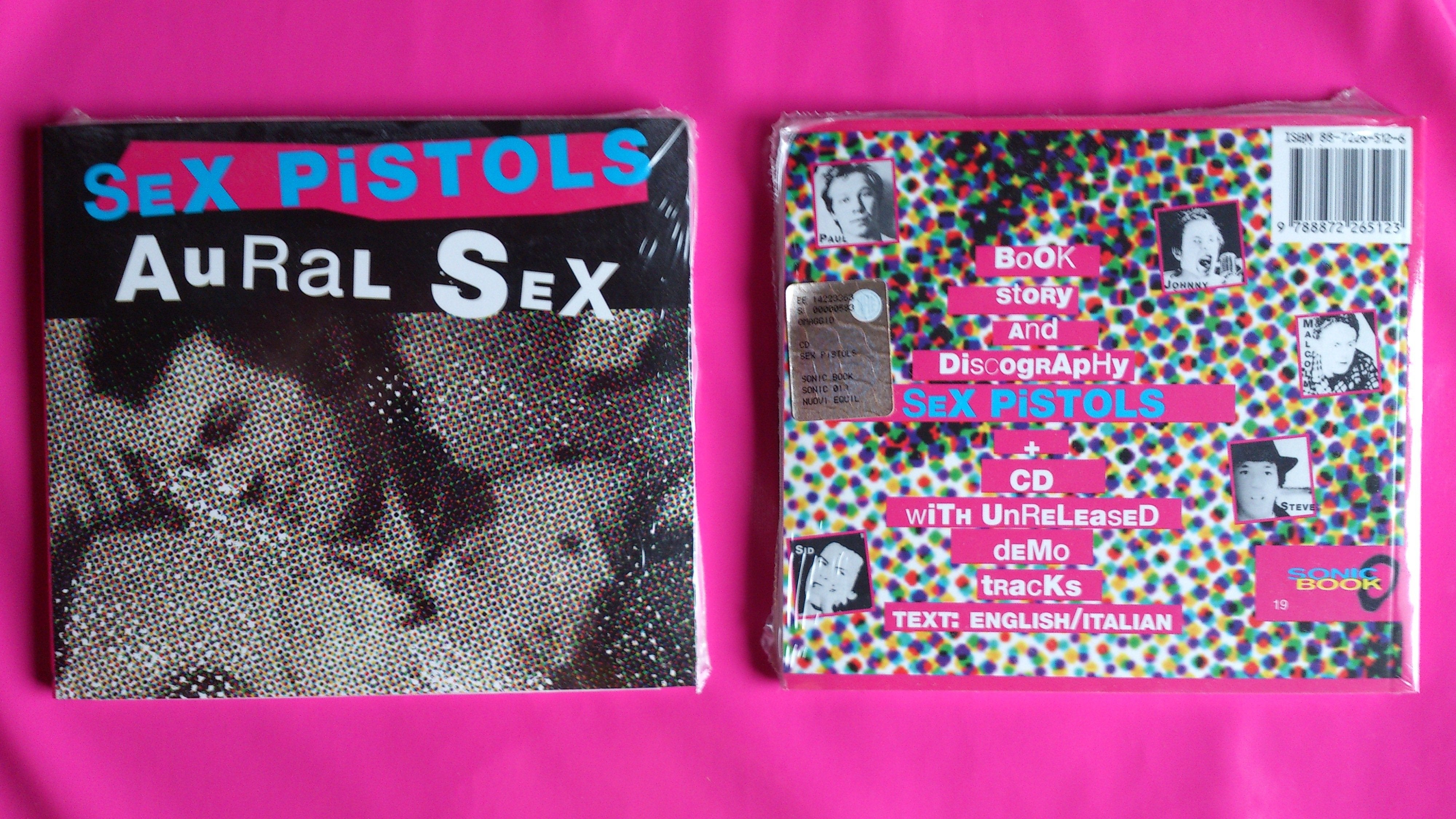 Sex Pistols - Aural Sex Book and CD set Italian import – Punkrockdisco