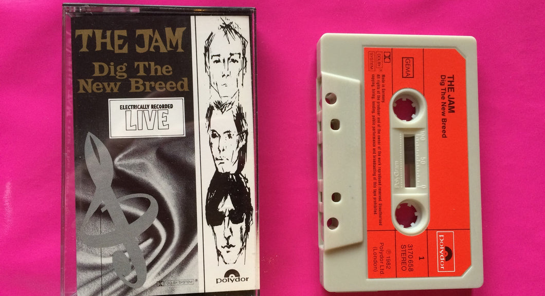 The Jam - Dig The New Breed Original Cassette Tape German Version