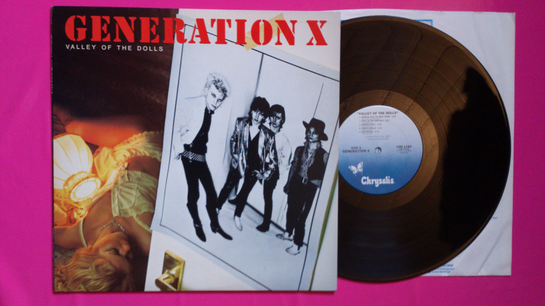 Generation X - Valley Of The Dolls US Promo LP On Chrysalis Records