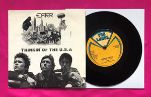 Eater - Thinkin' of the U.S.A. 7" Punk Single The Label Records 1977