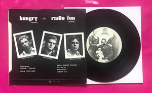 The Zeros - Hungry / Radio Fun 7" Single on Small Wonder Records in 1977