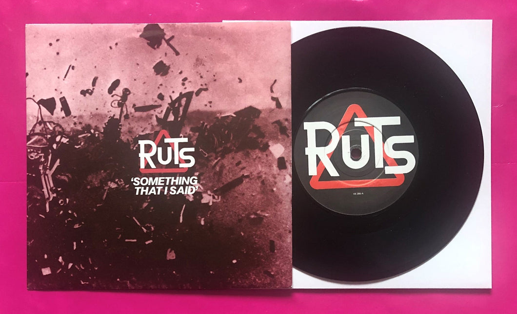 The Ruts - Something That I Said / Give Youth a Chance Virgin Records 1979