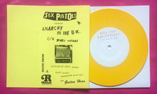 Load image into Gallery viewer, Sex Pistols - Anarchy in the UK / Pretty Vacant Guitar Hero 2007 Yellow Vinyl