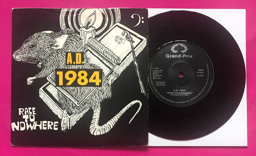 A.D.1984 - Race to Nowhere / Leisure Crime Grand Prix Records 1980
