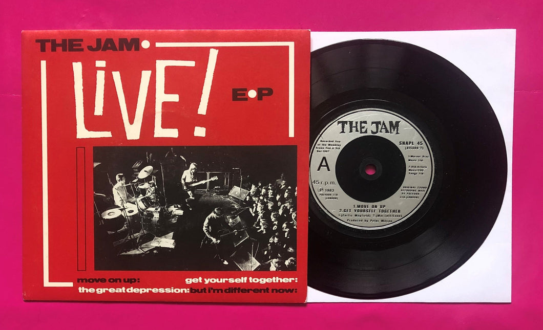 The Jam - Live Four Track E.P. SNAP! LP Freebie on Polydor Records From 1983