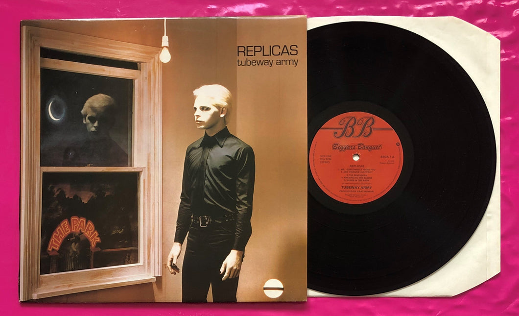 Tubeway Army - Replicas LP UK Pressing on Beggars Banquet Records 1979