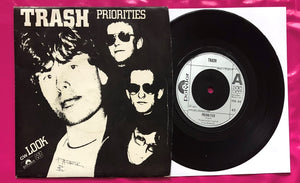 Trash - Priorities / Look 7" UK Punk Single Released on Polydor Records in 1977
