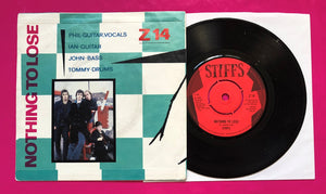 The Stiffs - Volume Control 7" Single on Zonophone / EMI Records From 1980