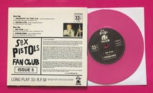 Load image into Gallery viewer, Sex Pistols - Fan Club Lost Live &#39;76 E.P. Issue 5  on Pink Vinyl With Collector Cards
